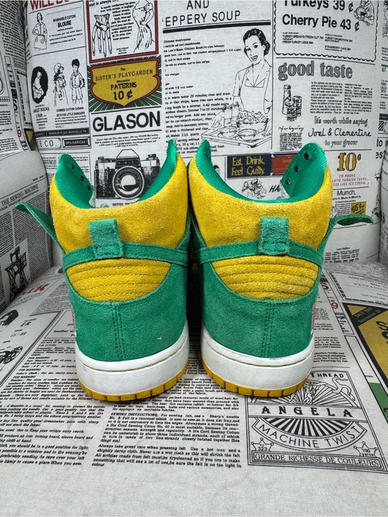 Nike SB Dunk High Pro SB Oakland Athletics 2015 305050-337 Men Size 10.5 No Box